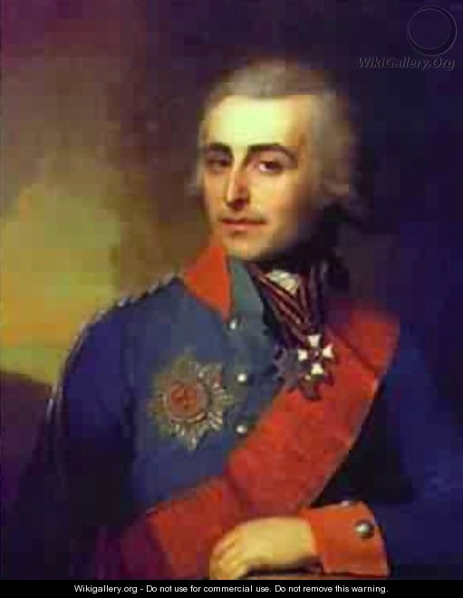 Portrait Of Count P A Tolstoy 1799 - Vladimir Lukich Borovikovsky