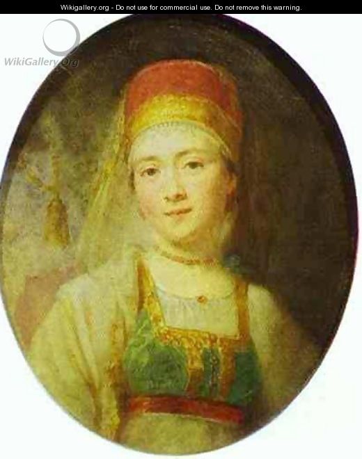 Christina The Peasant Woman From Torzhok 1795 - Vladimir Lukich Borovikovsky