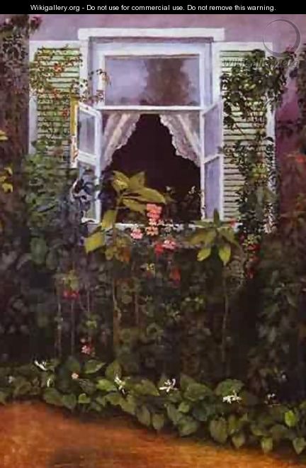 Window 1886 - Viktor Elpidiforovich Borisov-Musatov