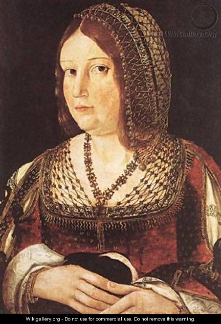 Lady With A Hare - Ambrogio Borgognone