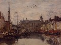 The Market at Landenneau 1870 - Eugène Boudin