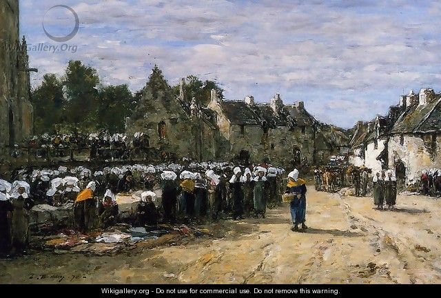 The Lock at Trouville 1894 - Eugène Boudin