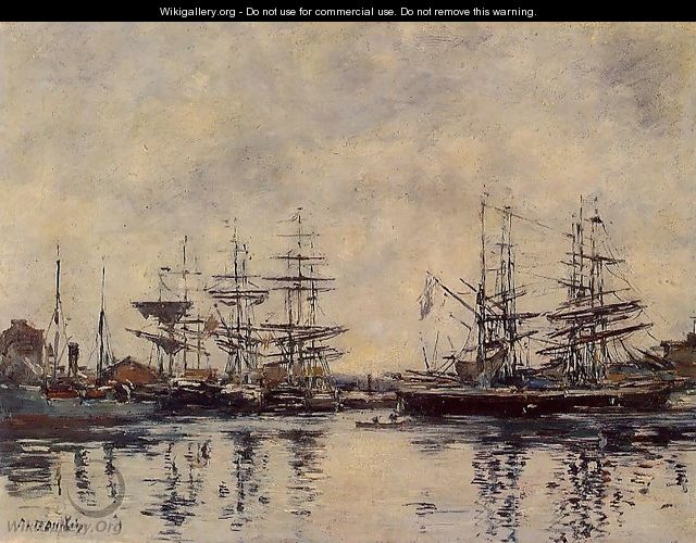 Deauville the Basin 1888-1895 - Eugène Boudin