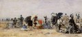 Beach Scene 1875 - Eugène Boudin