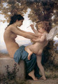 Jeune Fille Se Defendant Contre Lamour - William-Adolphe Bouguereau