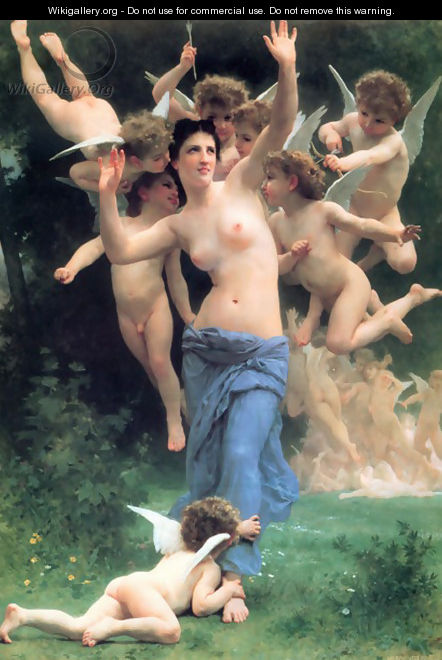 Invading Cupids Realm - William-Adolphe Bouguereau