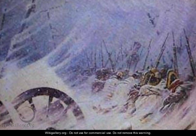 The Night Bivouac Of The Great Army 1896-1897 - Vasili Vasilyevich Vereshchagin