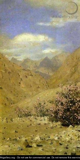 Roses In Ladakh 1874-1876 - Vasili Vasilyevich Vereshchagin