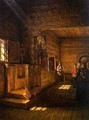 Interior Of The Church Of St John The Evangelist On The Ishna Near Rostov Yaroslavsky - Vasili Vasilyevich Vereshchagin