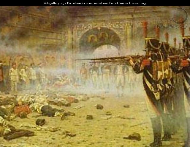In Defeated Moscow (Arsonists Or Shooting In The Kremlin) 1897-1898 - Vasili Vasilyevich Vereshchagin