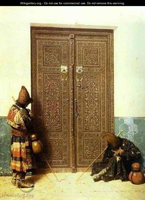 At The Door Of A Mosque 1873 - Vasili Vasilyevich Vereshchagin