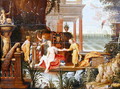 Bathsheba at the pool with her attendants - Hendrik van Balen, I