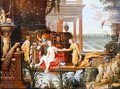 Bathsheba at the pool with her attendants - Hendrik van Balen, I