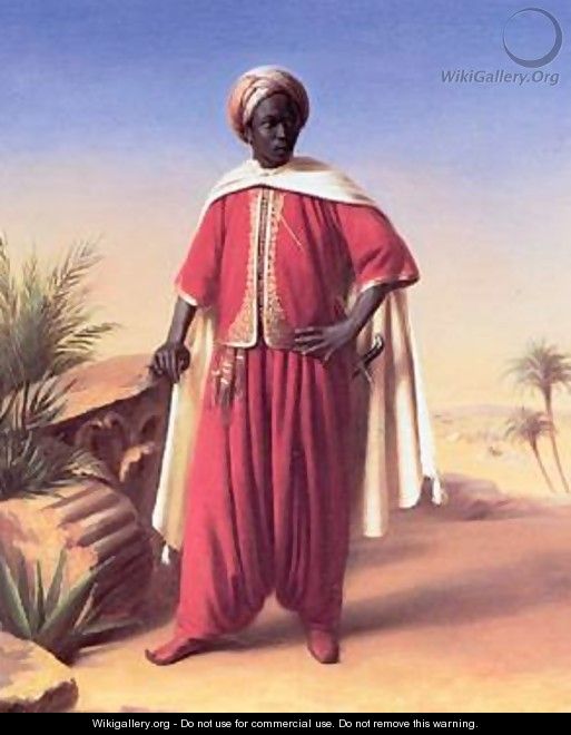 Portrait of an Arab - Claude-joseph Vernet