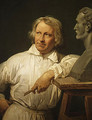 Bertel Thorvaldsen with the Bust of Horace Vernet - Claude-joseph Vernet
