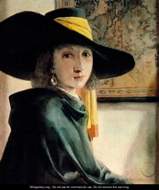 Young Girl in an Antique Costume - Jan Vermeer Van Delft