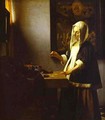 Woman Weighing Pearls 1662-1664 - Jan Vermeer Van Delft