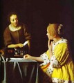 Lady Standing At A Virginal 1673-1675 - Jan Vermeer Van Delft