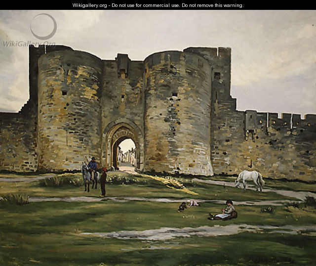 Porte de la Reine at Aigues Mortes 1867 - Frederic Bazille