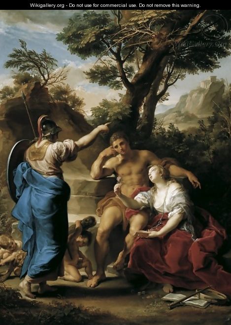 Hercules at the Crossroads 1748 - Pompeo Gerolamo Batoni