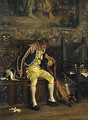 A Footman Sleeping 1871 - Charles Bargue