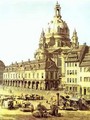 The New Market Square In Dresden Seen From The Judenhof Detail 1749 - Bernardo Bellotto (Canaletto)
