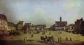 The New Market Square In Dresden 1750 - Bernardo Bellotto (Canaletto)