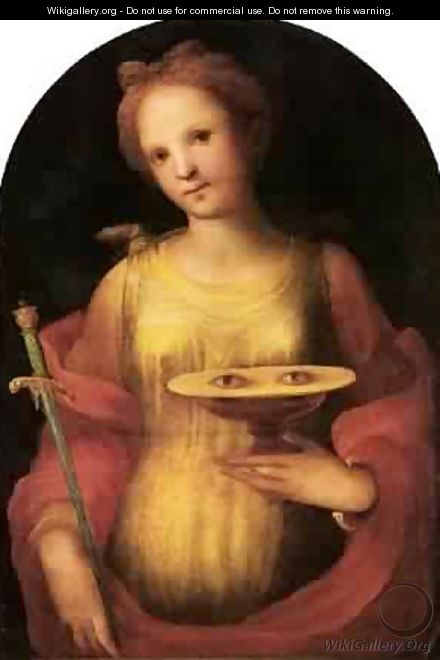 St Lucy 1521 - Francesco Beda