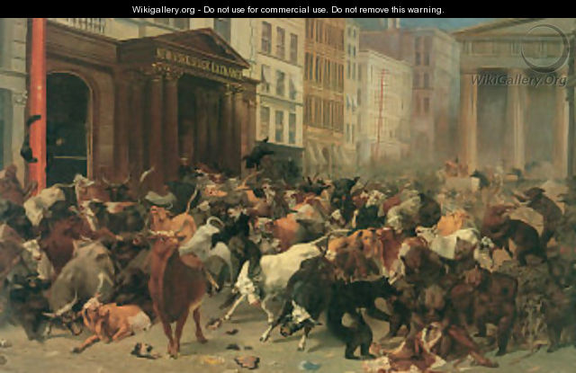 The Bulls And The Bears In The Market - William Holbrook Beard