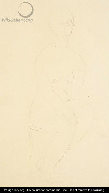 Jeune femme nue, assise - Amedeo Modigliani