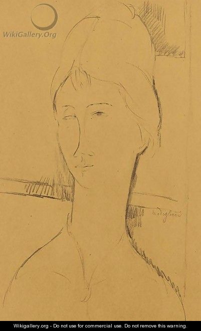 Donna con i capelli raccolti - Amedeo Modigliani