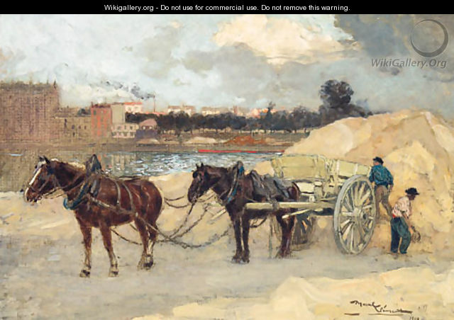 The Sand Cart - Amedee Marcel-Clement
