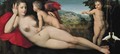 Venus with Sacred and Prophane Love - Andrea del Brescianino