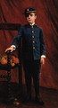 Portrait of a boy in 'Yankee' uniform - American School