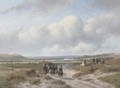Cavalry on its way to the Ten-day Battle near Hasselt - Andreas Schelfhout