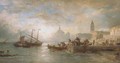 Venice at dawn - Andreas Achenbach