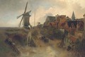 A windmill in a storm - Andreas Achenbach