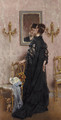 La visite - Alfred Stevens