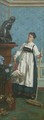 An Aspiring Connoisseur - Alfred Stevens