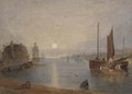 On the Yare at sunset - Alfred Stannard