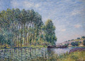 Tournant du Loing aAA  Moret. Printemps - Alfred Sisley