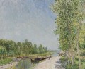 Sur le bord du canal du Loing - Alfred Sisley