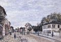 Scene de rue aAA  Marly - Alfred Sisley