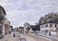 Scene de rue aAA  Marly - Alfred Sisley