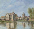 Le pont et les moulins de Moret sur Loing - Alfred Sisley