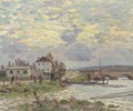 Le pont de Sevres - Alfred Sisley