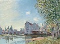 Le pont de Moret, effet du matin - Alfred Sisley