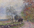 Le long du bois en automne - Alfred Sisley