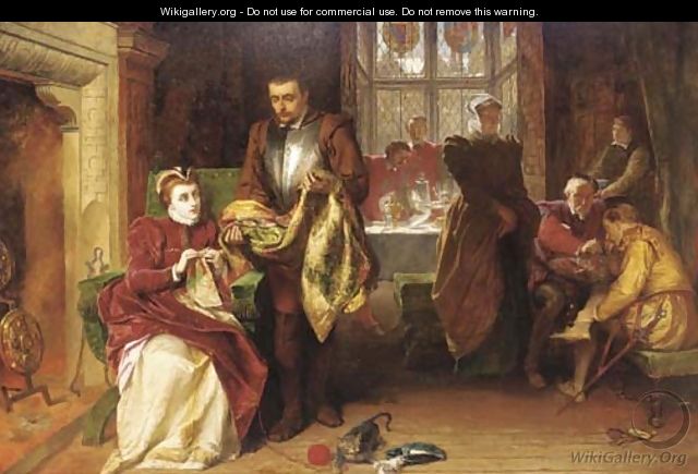 Mary Queen of Scots and Christopher Norton at Bolton Castle - Alfred Elmore