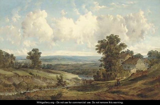The sunlit rolling hills - Alfred Vickers